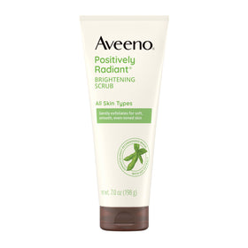 Aveeno Positively Radiant Brightening Facial Scrub 7 oz front view