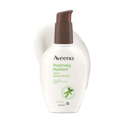 Aveeno Positively Radiant Daily Face Moisturizer SPF 15 front view