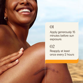 Aveeno Protect + Hydrate Sunscreen Lotion in outdoor setting