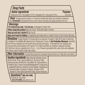 Aveeno Protect + Hydrate Sunscreen Lotion pump bottle close-up
