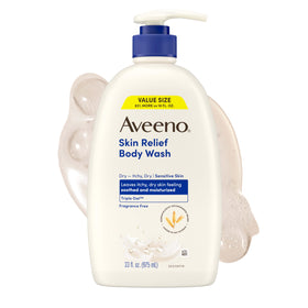 Aveeno Skin Relief Body Wash 33 Fl Oz front view