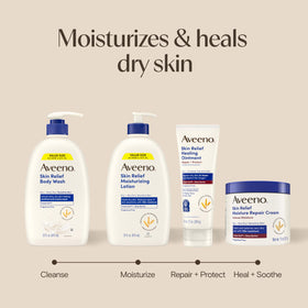Aveeno Skin Relief Body Wash with moisturizing lotion