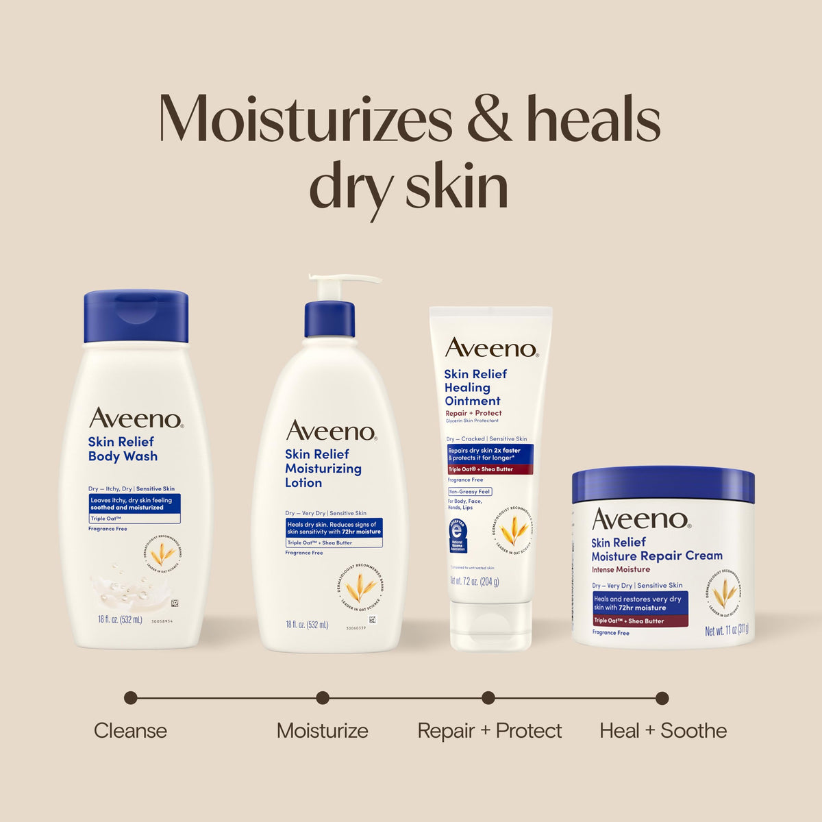 Aveeno Skin Relief Healing Ointment lifestyle scene