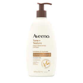Aveeno Tone + Texture Renewing Body Lotion 18 fl. oz front view