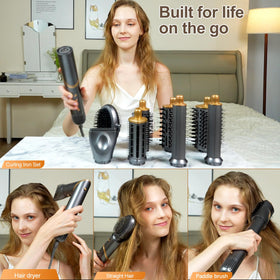 AVENHO 8-in-1 Hot Air Styler side view showing the handle