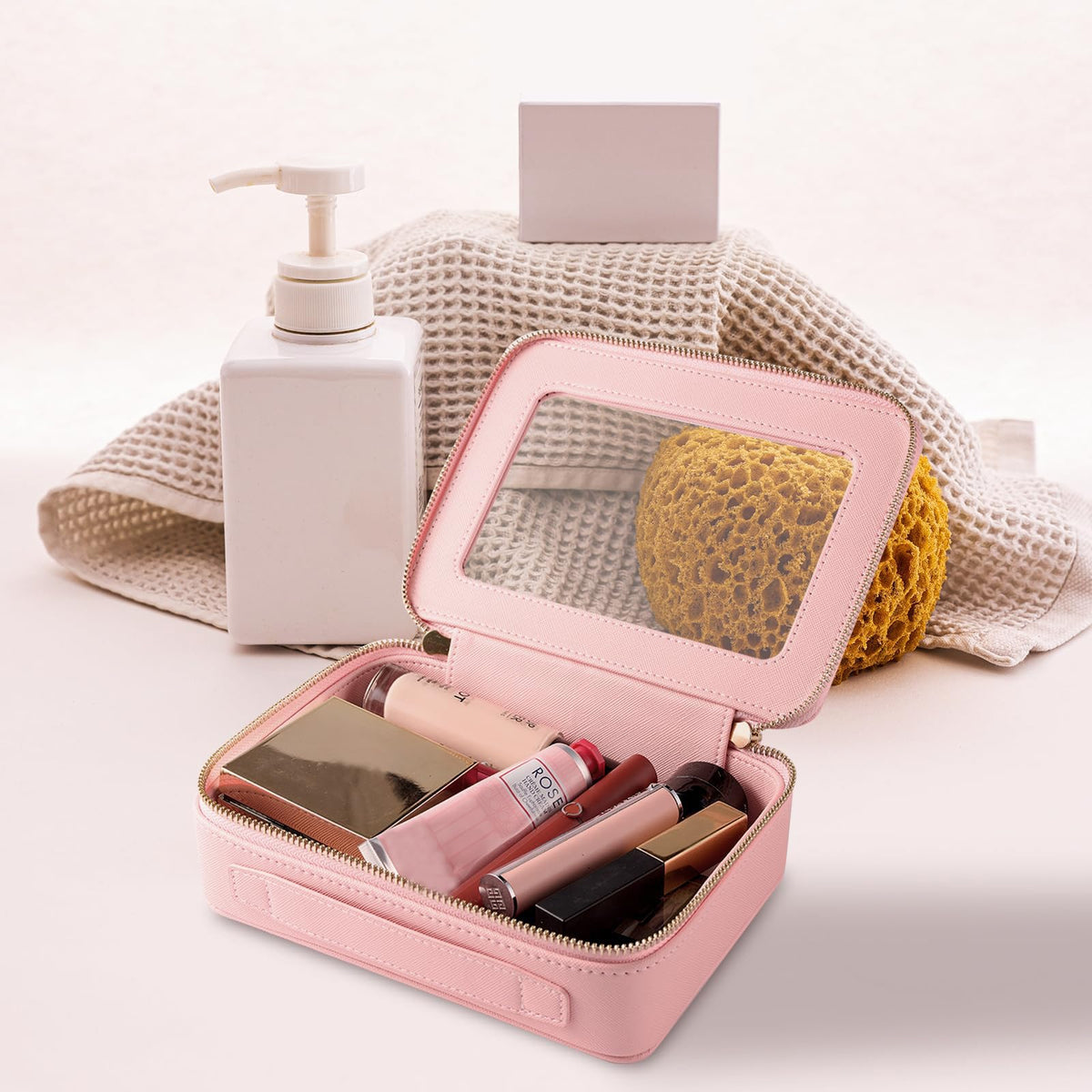Aveniee Clear Makeup Bag Organizer packed as a gift