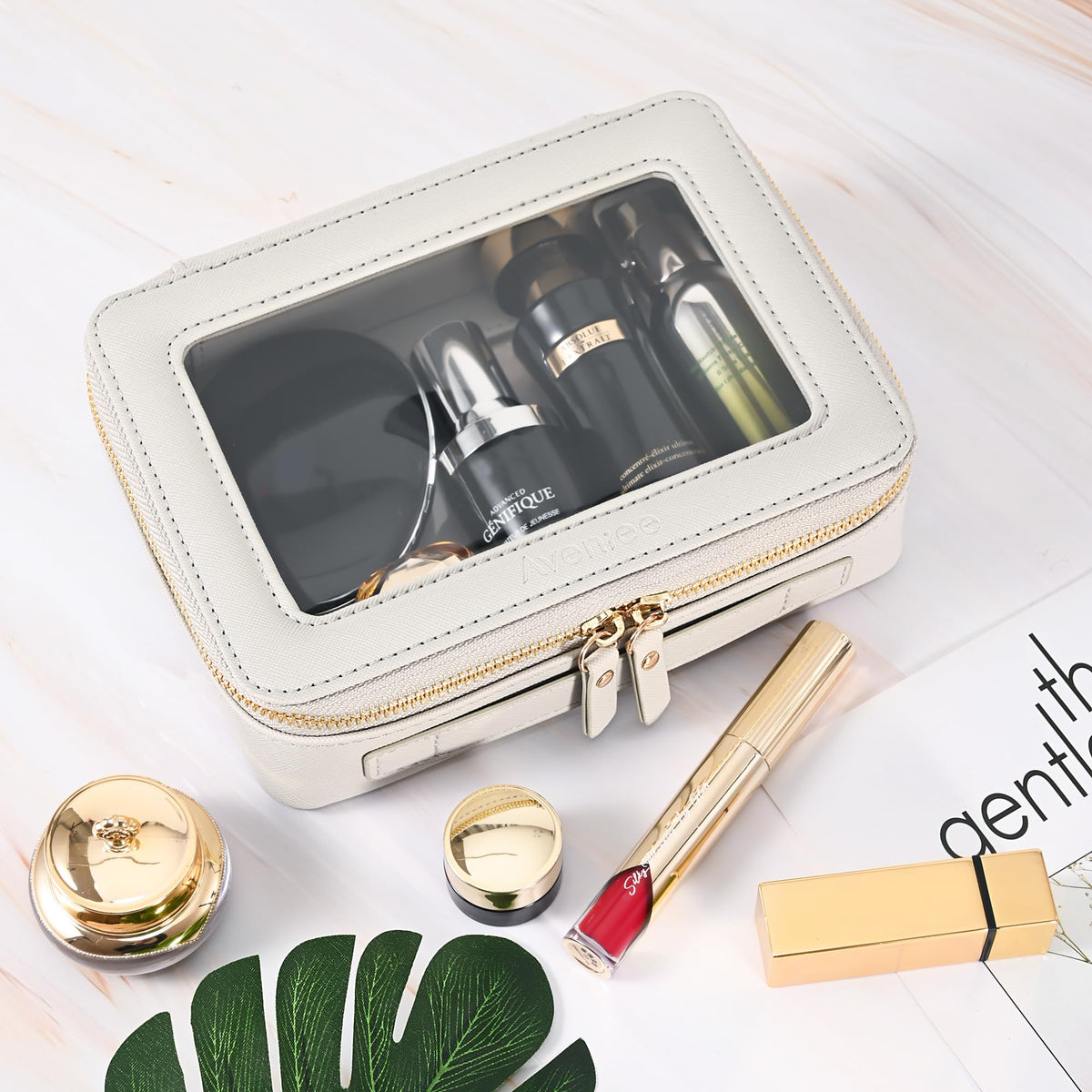 Aveniee Clear Makeup Bag Organizer with packaging
