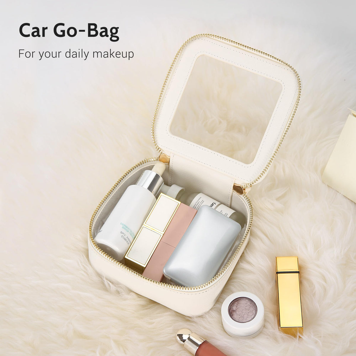 Aveniee Clear Makeup Bag Set packaged in a gift box