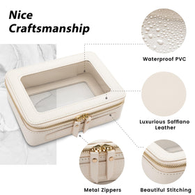 Aveniee Clear Makeup Bag Set packaged in a gift box
