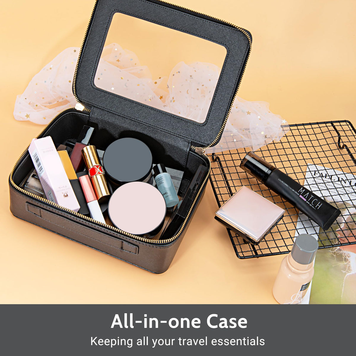 Aveniee Clear Makeup Bag Set packed in a nice gift box