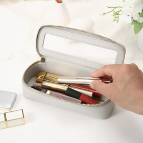 Aveniee Clear Makeup Brush Bag in travel bag