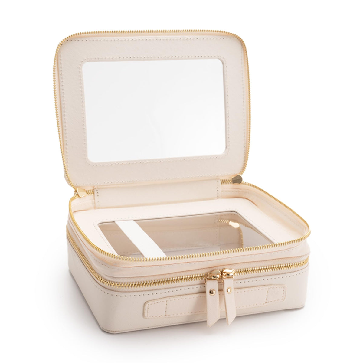 Aveniee Large Clear Makeup Bag with toiletries inside