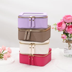 Aveniee Mini Clear Makeup Bag taupe packaging