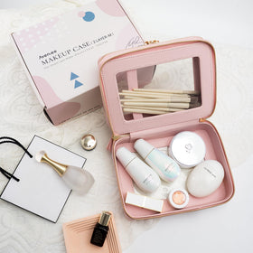 Aveniee XL Clear Makeup Organizer in stylish bathroom setting