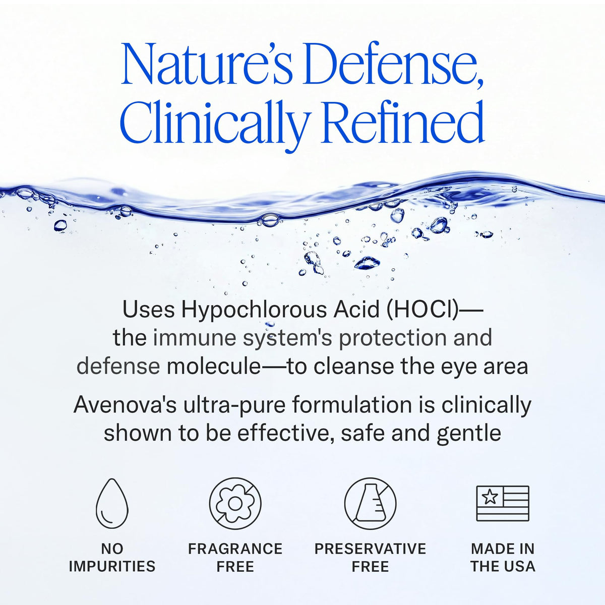 Avenova Eyelid Spray Cleanser 20ml side view