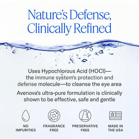 Avenova Eyelid Spray Cleanser 20ml side view
