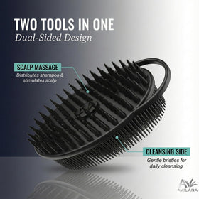 Avilana Silicone Body Scrubber with textured grip