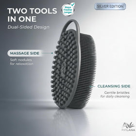 Avilana Silver Edition Body Scrubber packaging display