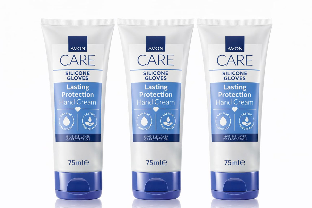 AVON Silicone Glove Protective Hand Creams 3.4 fl oz front view