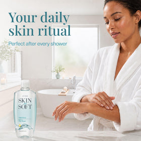 AVON Skin So Soft Original Bath Oil with herbal scent description