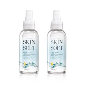 AVON Skin So Soft Original Dry Oil Spray front view with packaging