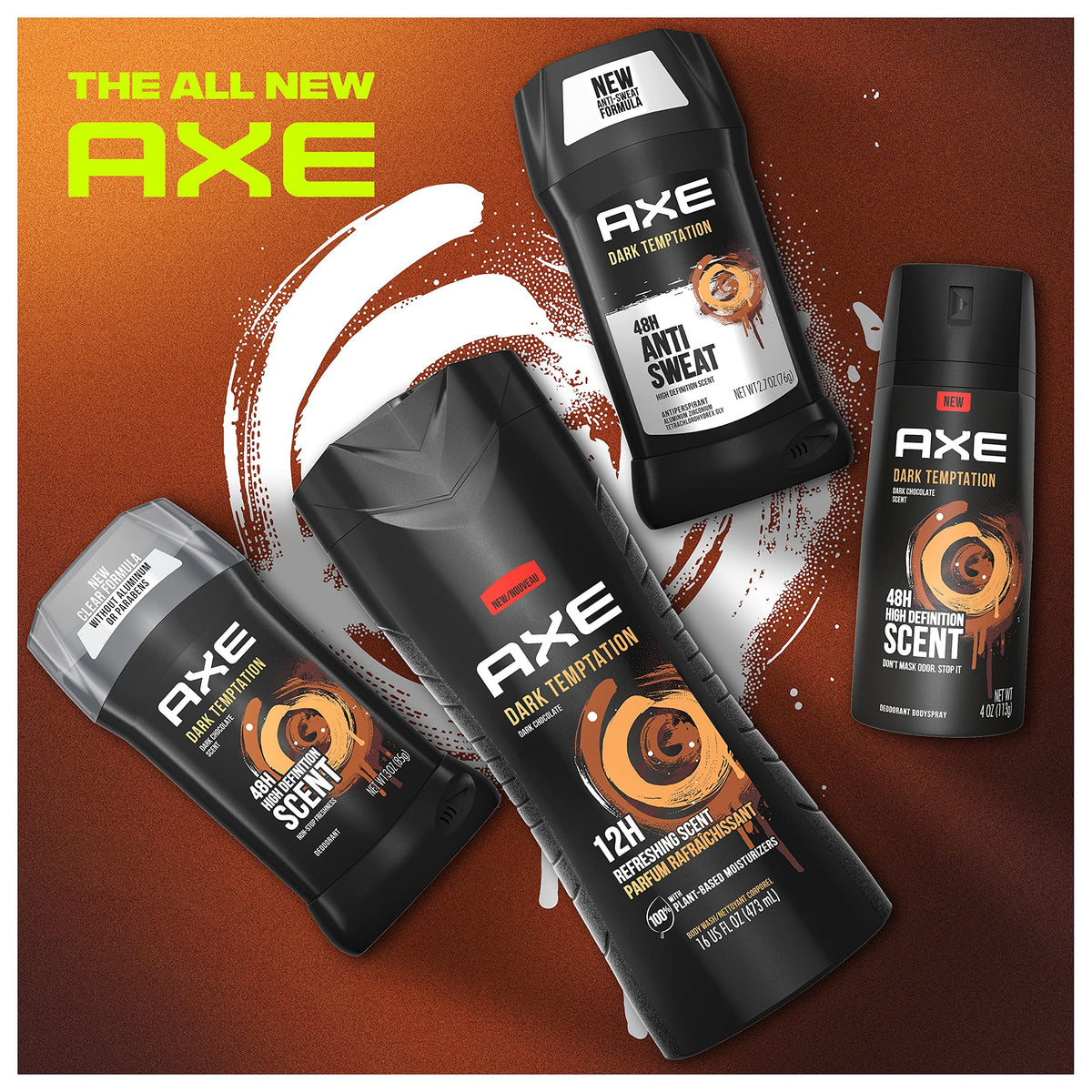 AXE Antiperspirant Deodorant Stick for Men Dark Temptation application