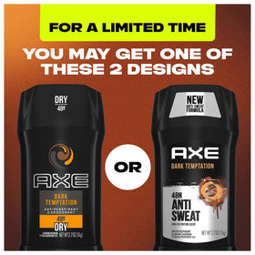 AXE Antiperspirant Deodorant Stick for Men Dark Temptation packaging