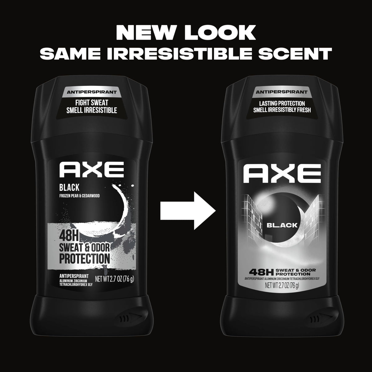 AXE Antiperspirant Stick for Men top view with cap off
