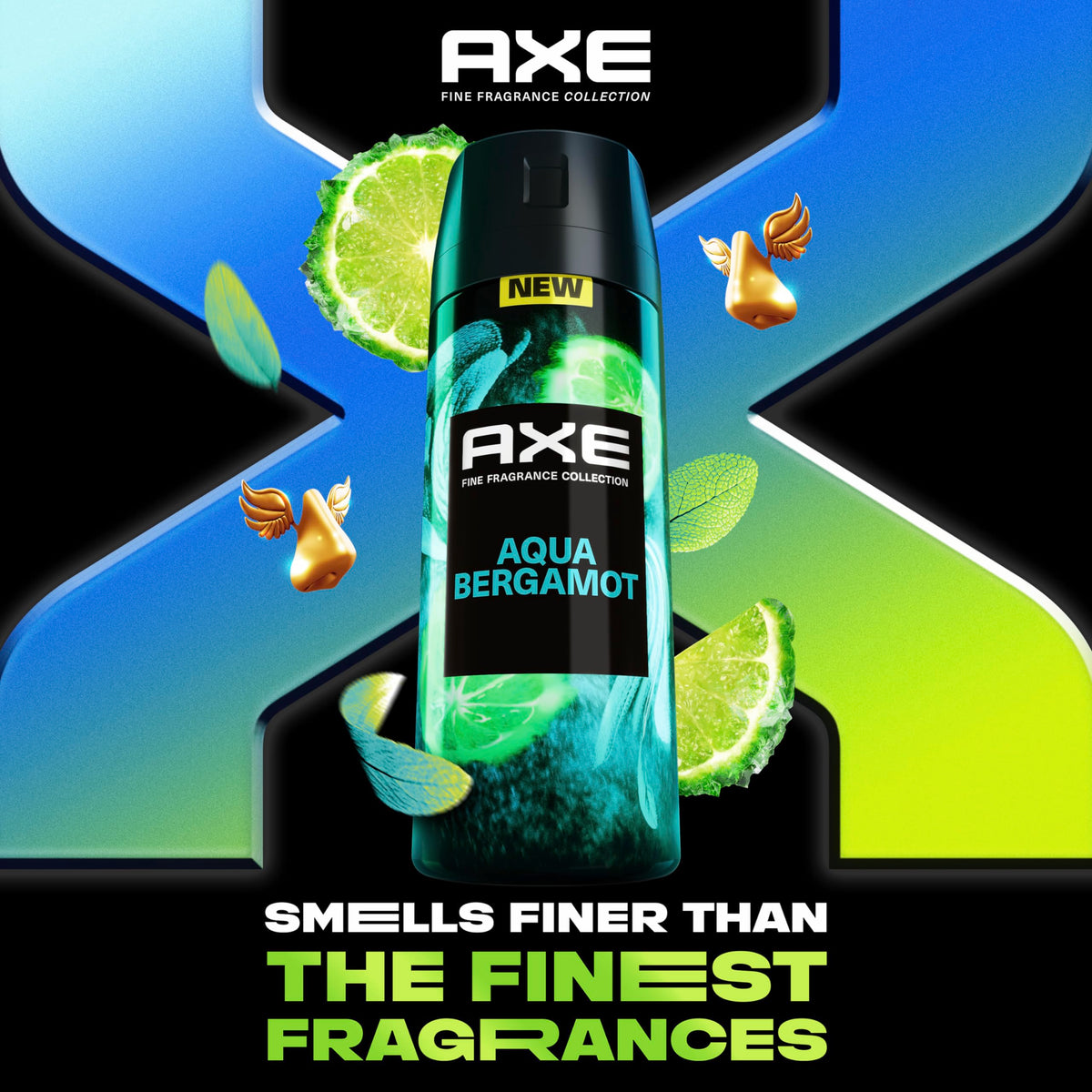 AXE Aqua Bergamot Deodorant Body Spray lifestyle scene outdoors