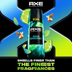 AXE Aqua Bergamot Deodorant Body Spray lifestyle scene outdoors