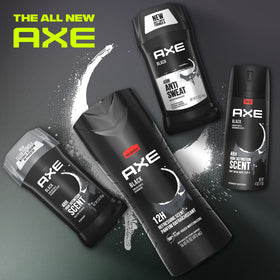 AXE Black Body Spray Deodorant with a fresh frozen pear