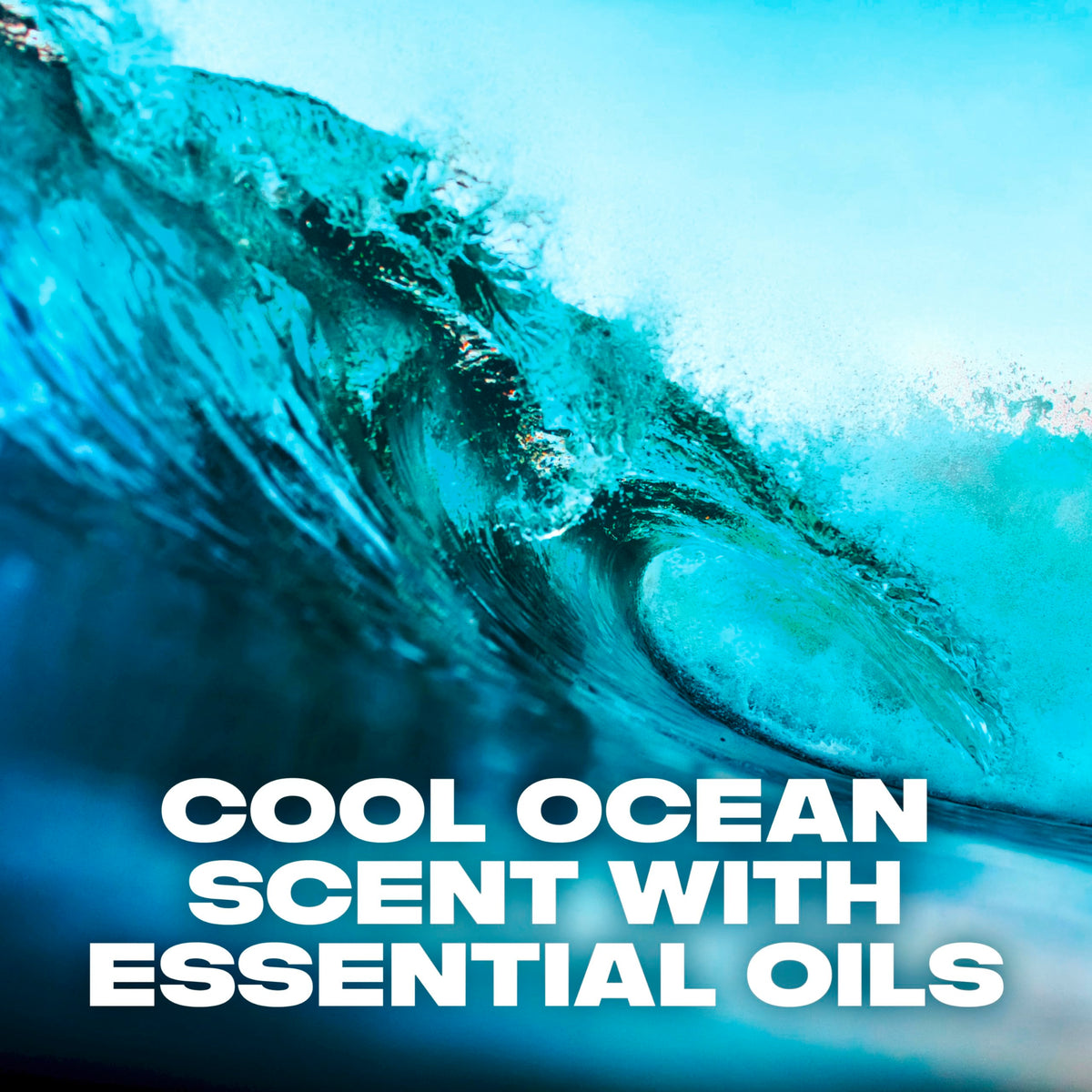 AXE Cool Ocean Men's Body Wash 16 oz in a shower setting