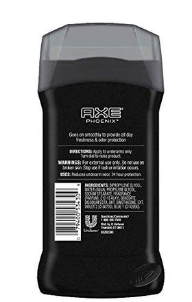 AXE Deodorant Stick Phoenix 3 oz packaging