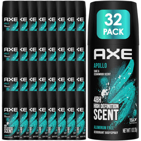AXE Men Travel Deodorant Bodyspray Apollo 32-Pack front view