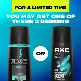 AXE Men Travel Deodorant Bodyspray Apollo 32-Pack side view