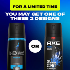 AXE Phoenix Body Spray can design