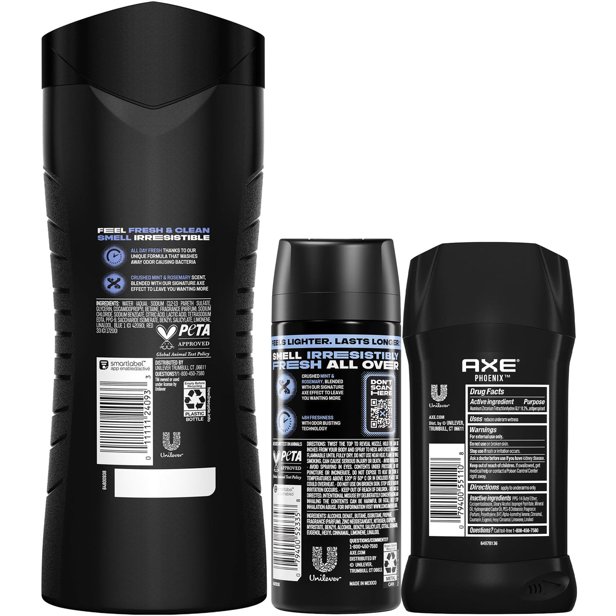 AXE Phoenix Body Wash 16 fl oz bottle front view