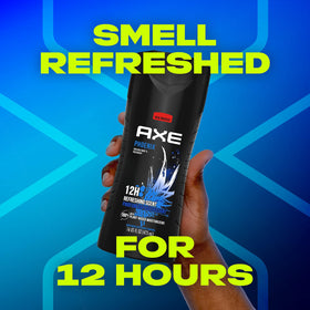 AXE Phoenix Body Wash in shower setting