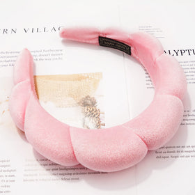 Ayesha Fluffy Bubble Headband close-up of soft material