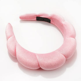 Ayesha Fluffy Bubble Headband side view showcasing fluffy design