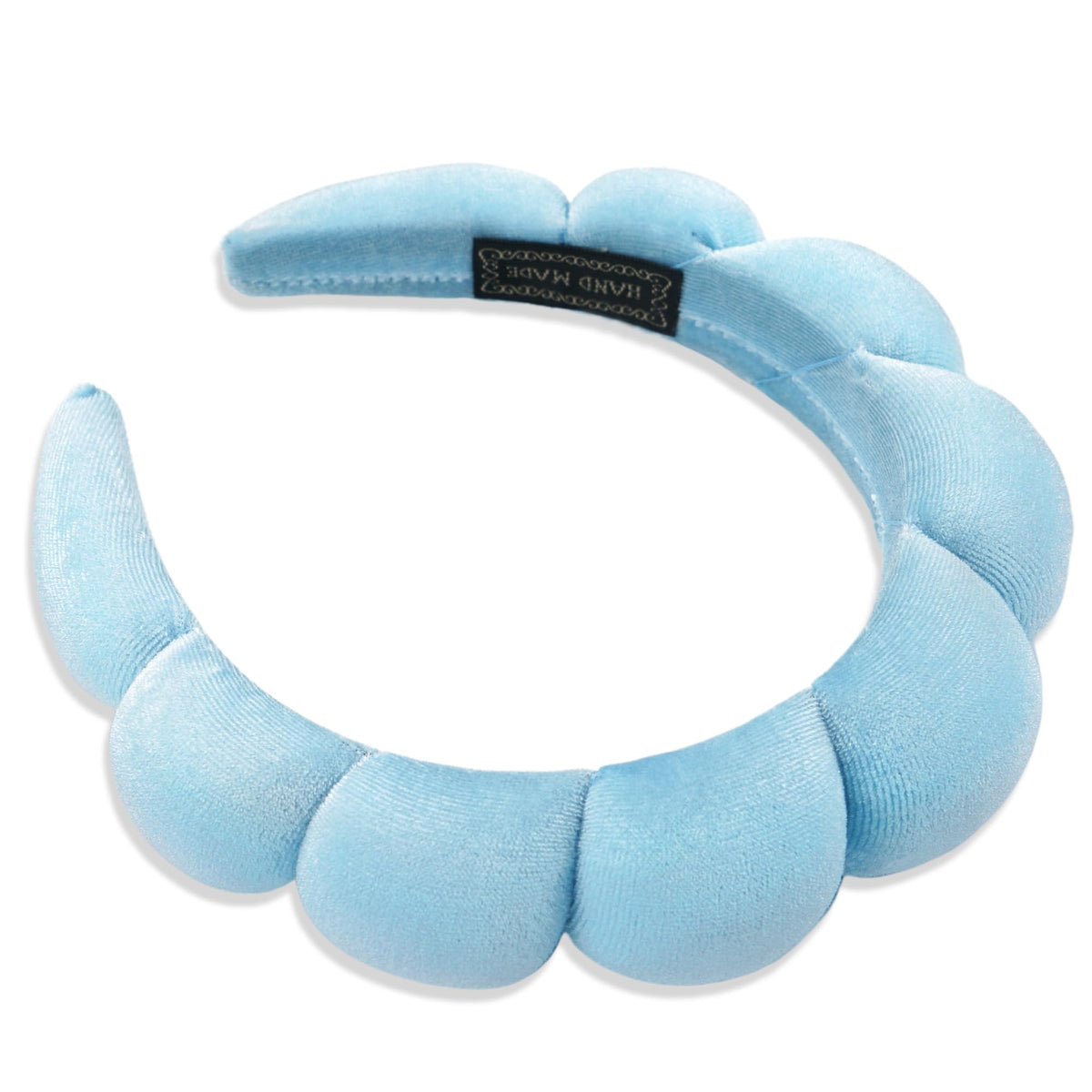Ayesha fluffy spa headband close-up of soft material