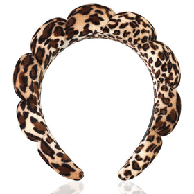 Ayesha Fluffy Spa Headband close-up showing fluffy texture