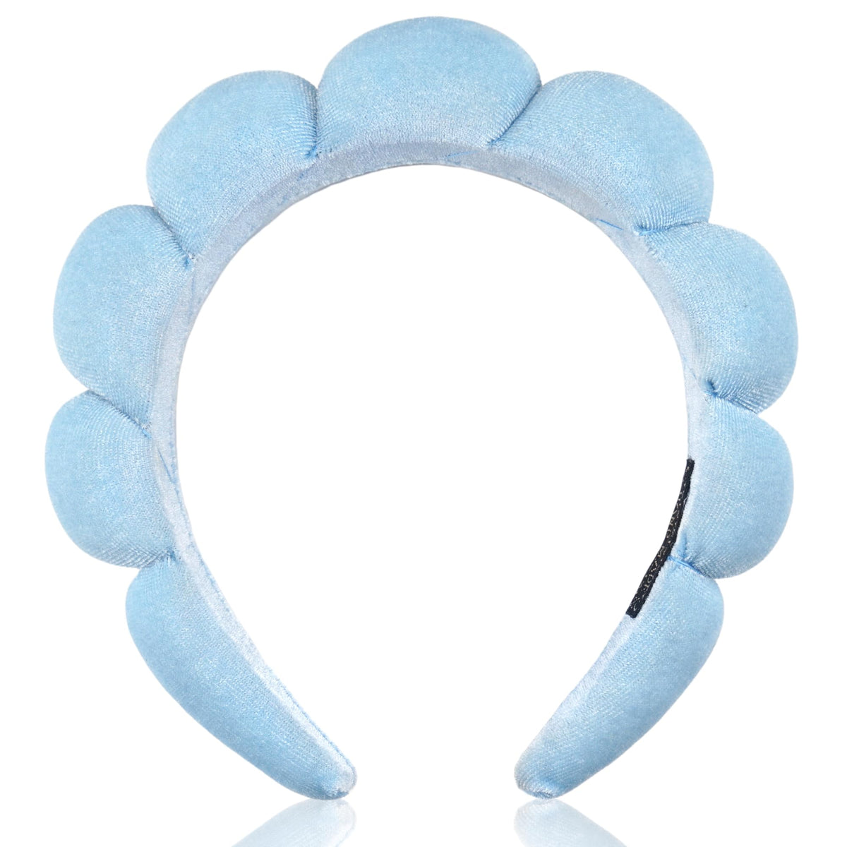 Ayesha fluffy spa headband in a relaxing spa setting