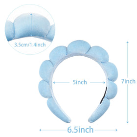 Ayesha fluffy spa headband packaging display