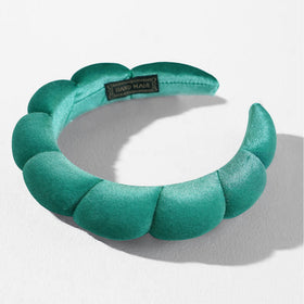 Ayesha Soft Velvet Headband side view showcasing the sponge design