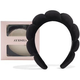 Ayesha Spa Headband front view in fluffy design