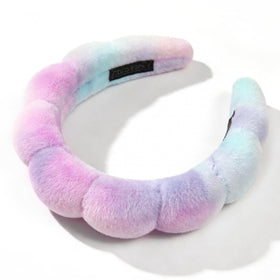 Ayesha Spa Headband laid flat showing texture and colour