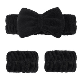 Ayesha Spa Headband with matching scrunchies in use