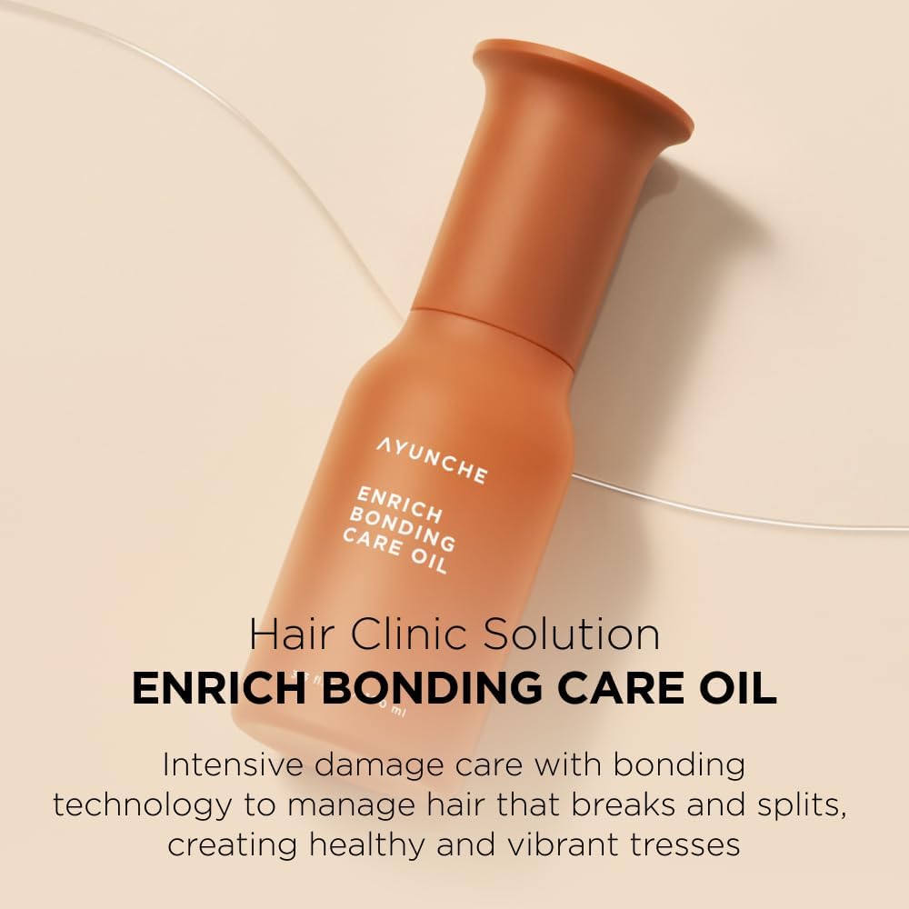 AYUNCHE Enrich Bonding Hair Oil bottle with cap