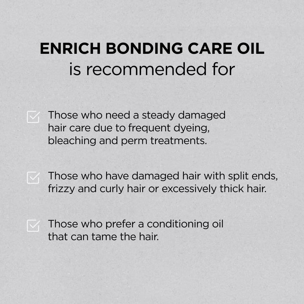 AYUNCHE Enrich Bonding Hair Oil texture close-up